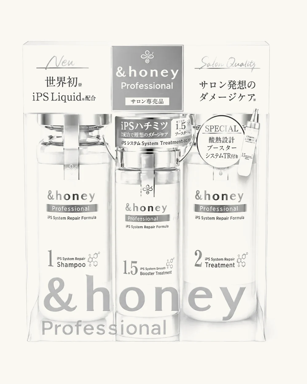 &honey Professional iPS System Repair Kit - Shampoo, Booster e Tratamento